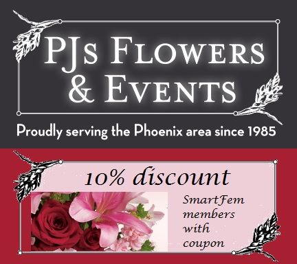 PJs Flowers coupon smartfem