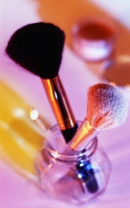 The brushes are as important as the makeup.