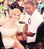 Dennis Haysbert and Lea