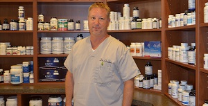 Dr. Keith Chambers at the Chambers Clinic office at Greyhawk.
