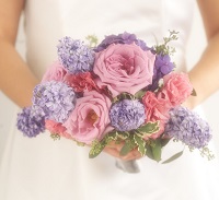 Bride Holding Bouquet