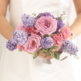 Bride Holding Bouquet