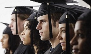Graduates in Cap and Gown