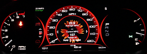 Dodge Dart review high tech instrument cluster