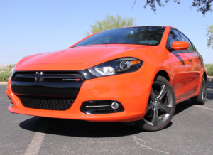 Orange 2015 Dodge Dart review by SmartFem Magazine