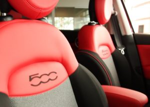 Fiat 500X review red interior