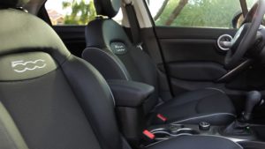 Fiat500X review black interior