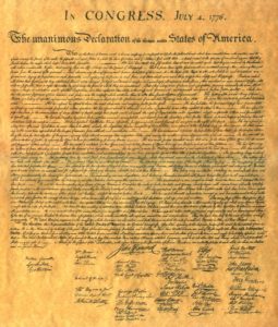 declaration of independance