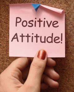 Positive Attitude Note Shows Optimism Or Belief