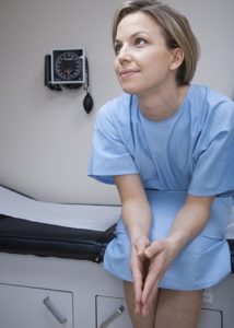 Patient waiting at doctor's office