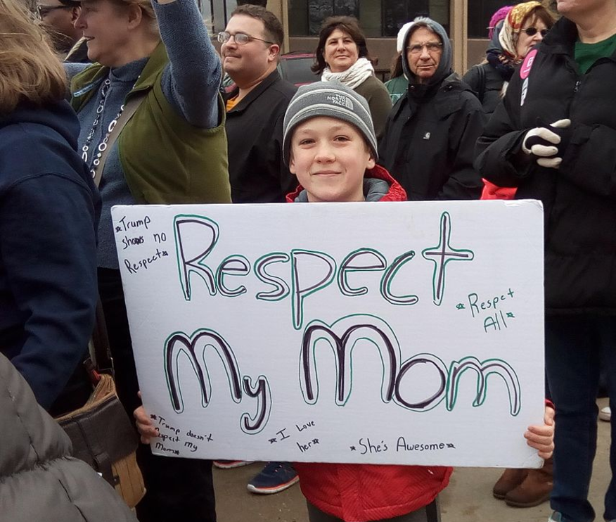 Opposing The Women's March, Sharing National Voices