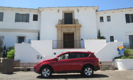 The Toyota RAV4 visits the Wrigley Mansion