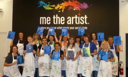 Fundraising and Wine Glass Painting at Me The Artist