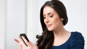 Dating Safety-woman texting
